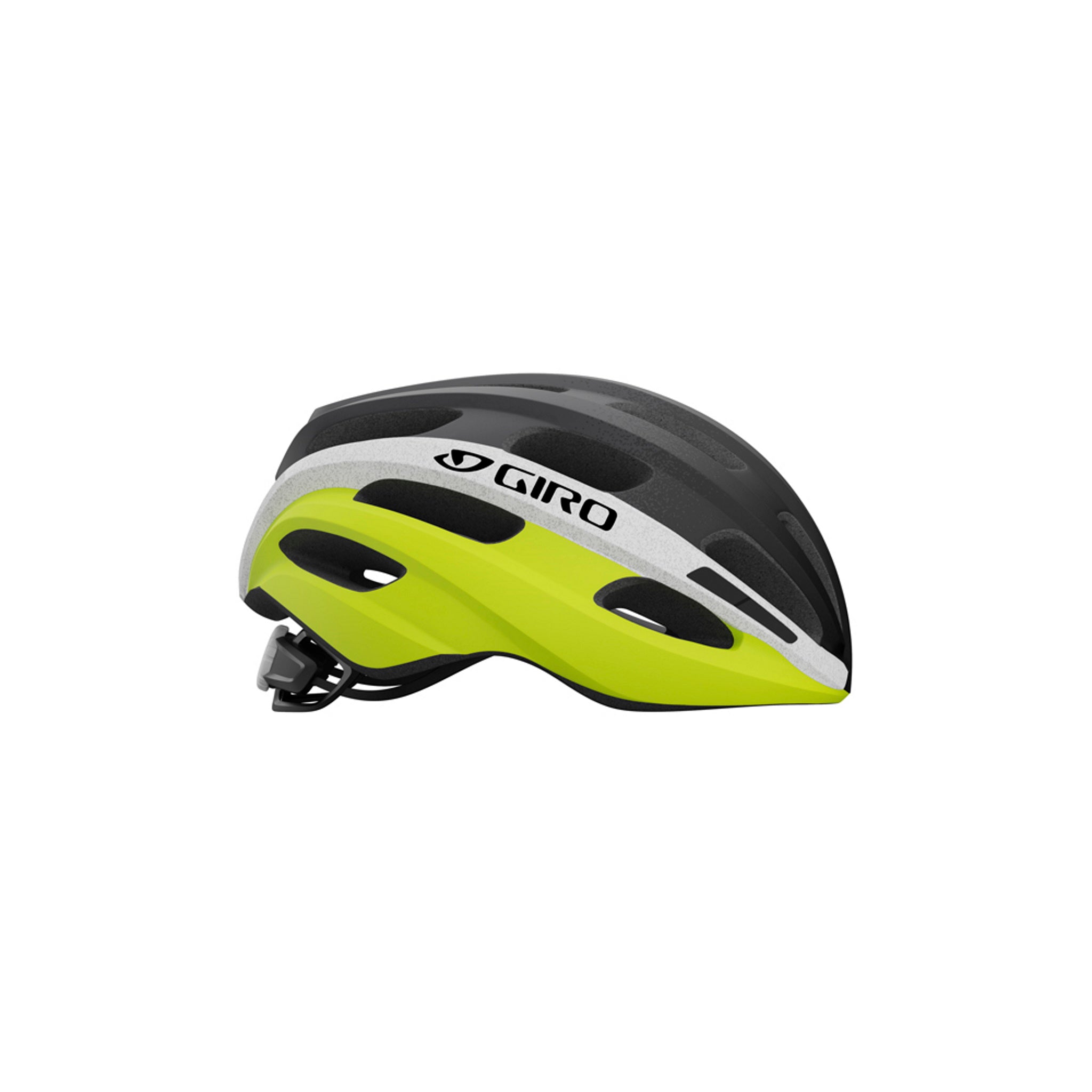 Giro Isode MIPS Cycling Helmet in Matte Black and Yellow Color Scheme