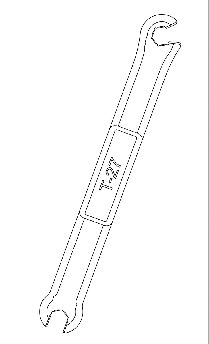High - Quality Fulcrum T - 27 Spoke Wrench for Precise Wheel Adjustment