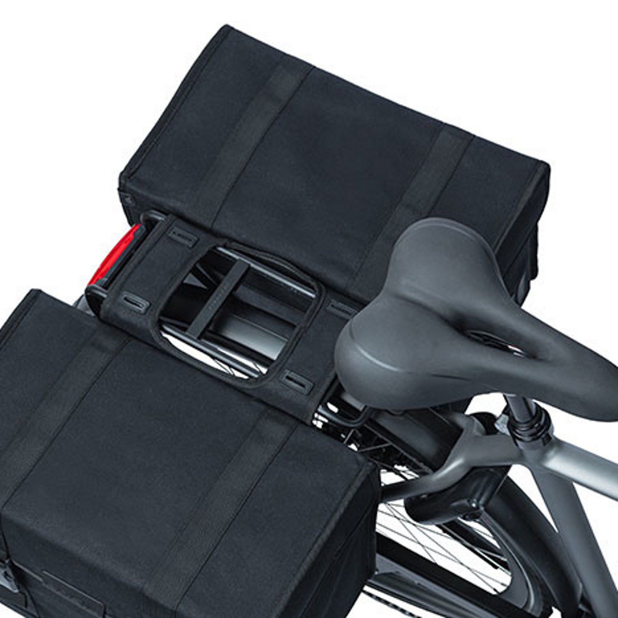 Basil Kavan Eco Classic 58L Black Double Bicycle Bag for Long - lasting Cycling