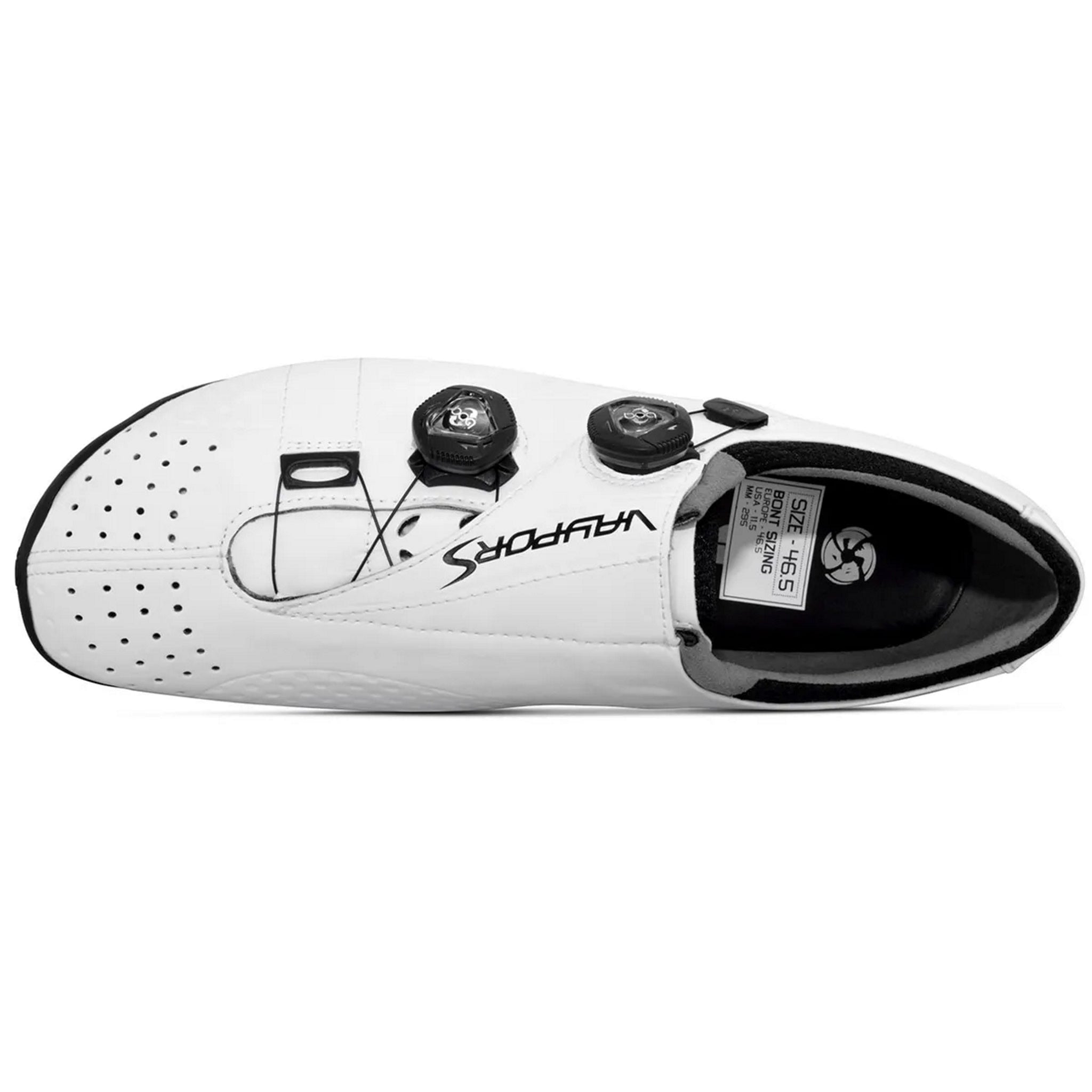 Bont Vaypor S Matt White Professional Road Cycling Shoes for Speed and Comfort