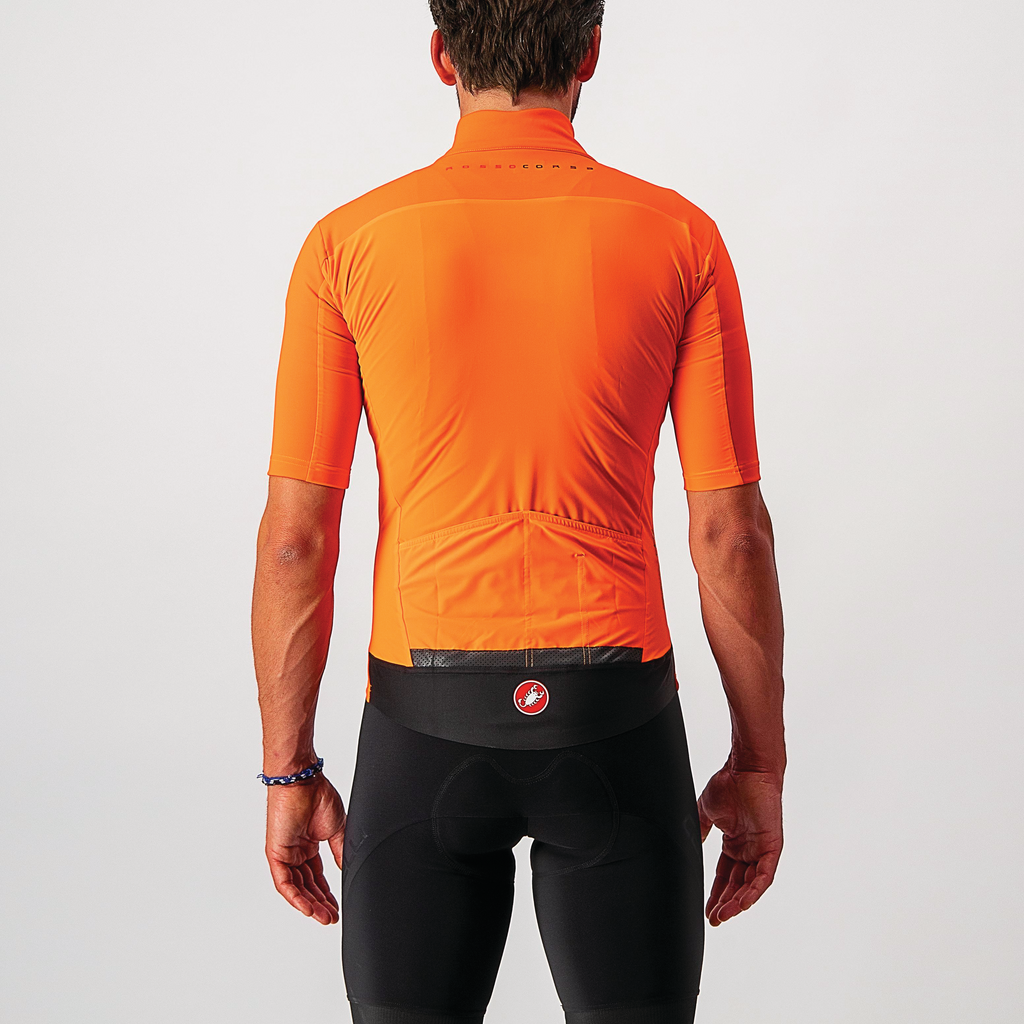 Castelli High - Performance Cycling Jacket, Perfetto RoS in Light Orange Shade